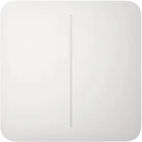 AJAX | Taste 2-fach Schalter - SoloButton 2 white AJAX | Taste 2-fach Schalter - SoloButton 2 white