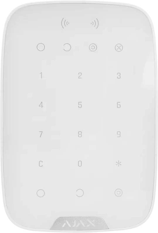 AJAX | Bedienteil - KeyPad Plus white AJAX | Bedienteil - KeyPad Plus white