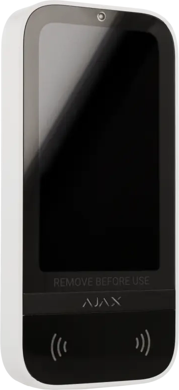 AJAX | Bedienteil - KeyPad TouchScreen white AJAX | Bedienteil - KeyPad TouchScreen white