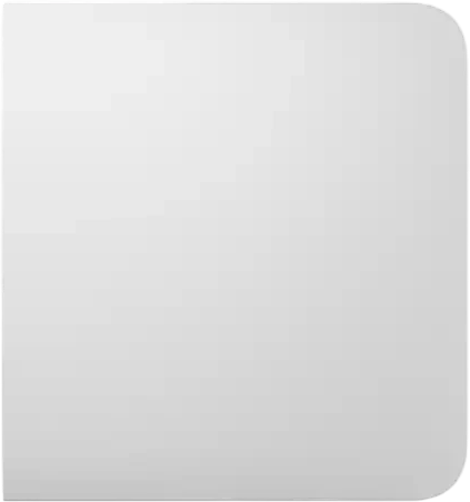 AJAX | seitliche Taste 1-fach oder Wechselschalter - SideButton 1 white